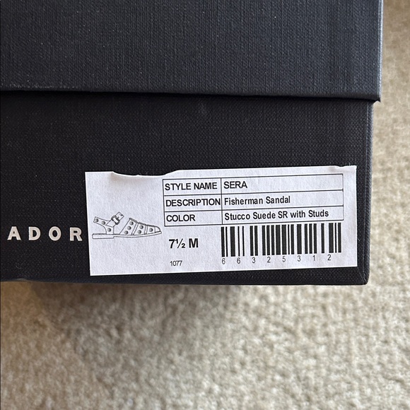 Tan Studded Sandals - Picture 6 of 6